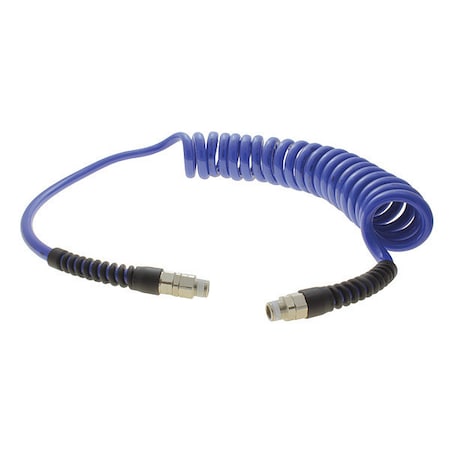 Atp TT-14-30-NB-RS-QC - Coiled Air Hose,1/4" ID x 24 ft.