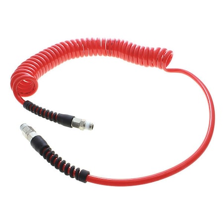 Atp TT-38-10-R-RS3 - Coiled Air Hose Assembly,3/8" ID x 8 ft.