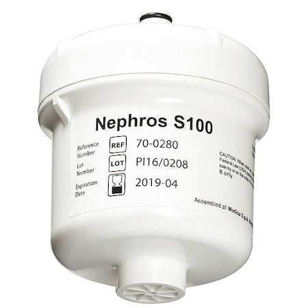 Nephros 70-0280 - Quick-Connect Filter, 3 gpm, 3 in Dia