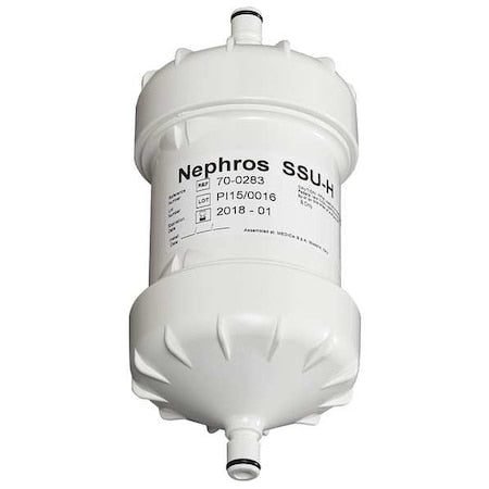 Nephros 70-0283 - Inline Water Filter, 3 gpm, 2 1/2 in Dia