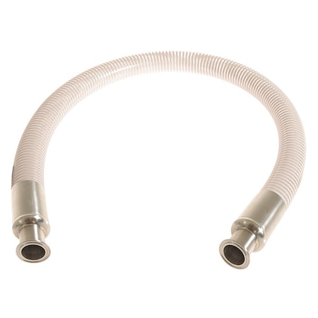 Continental NFW200-25TC-G - Food Grade Hose,2" ID x 25 ft.,Clear