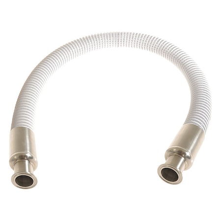 Continental VBT200-20TC-G - Food Grade Hose,2" ID x 20 ft.,Clear