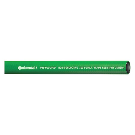 Continental IGGN03830-15-G - Air Hose,3/8" ID x 15 ft.,Green