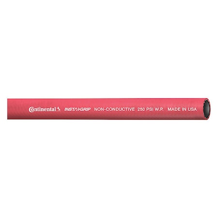 Continental IGRD05025-100-G - Air Hose,1/2" ID x 100 ft.,Red
