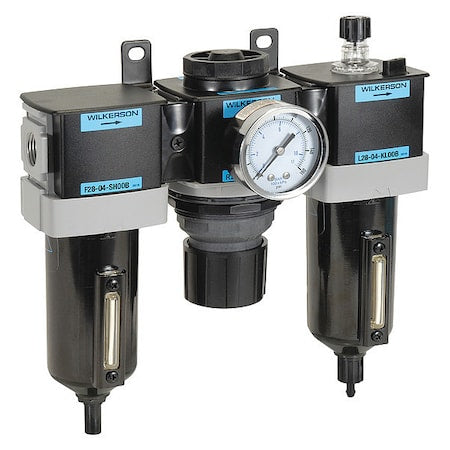 Wilkerson C28-06-FLG0B - Filter/Regulator Lubricator, 3 pcs