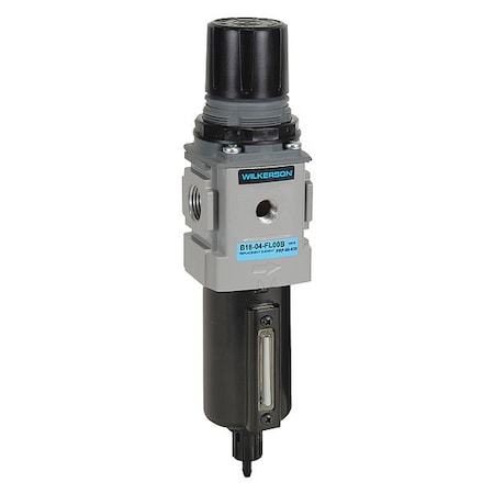 Wilkerson B18-03-FL00B - Filter-Regulator, Particles/Water Removal, Overall Width: 2.37 in