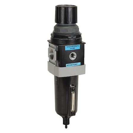 Wilkerson B28-04-FL00B - Filter-Regulator, Particles/Water Removal, Overall Width: 2.87 in
