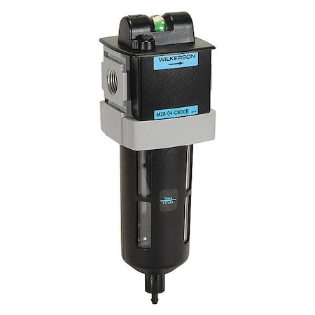 Wilkerson M28-06-BK00B - Coalescing Filter, 0.5 micron Rating, Overall Width: 2.87 in