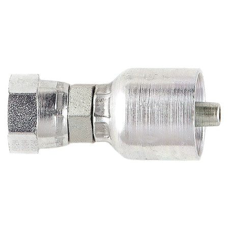 Parker 10743-6-6 - Crimp Fitting,3/8" I.D.,3/8",F,NPSM