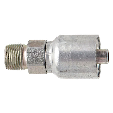 Parker 10177-12-12 - Crimp Fitting,3/4" I.D.,3/4",M,NPTF