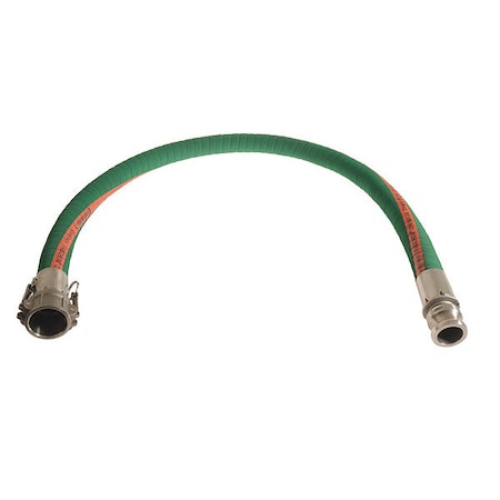 Continental FAB300-08CE-G - Chemical Hose Assembly,3" ID x 8 ft.