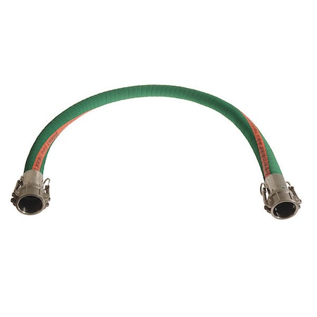 Continental FAB100-04CC-G - Chemical Hose Assembly,1" ID x 4 ft.
