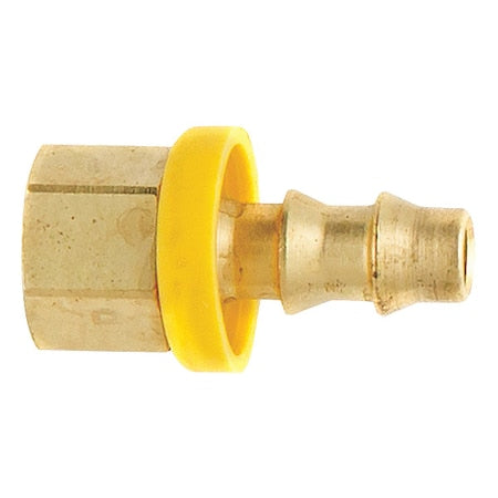 Parker 32982-4-4B - Hydraulic Hose Fitting,Brass,7/16"-24