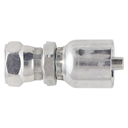 Parker 1MU43-4-4 - Crimp Fitting,1/4" I.D.,M14-1.5,F,Metric