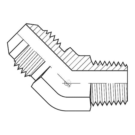 Adaptall 9064-0808 - Hose Adapter,1/2",JIC,1/2",BSPT
