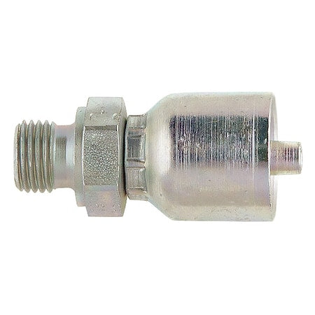 Parker 1D943-4-4 - Crimp Fitting,1/4" I.D.,M,BSPP