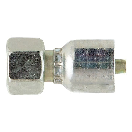 Parker 1C643-10-4 - Crimp Fitting,1/4" I.D.,M18-1.5,F,Metric
