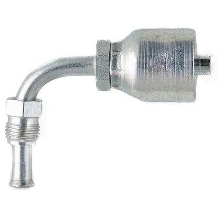 Parker 16943-6-6 - Crimp Fitting,90 deg.,3/8" ID,5/8",M