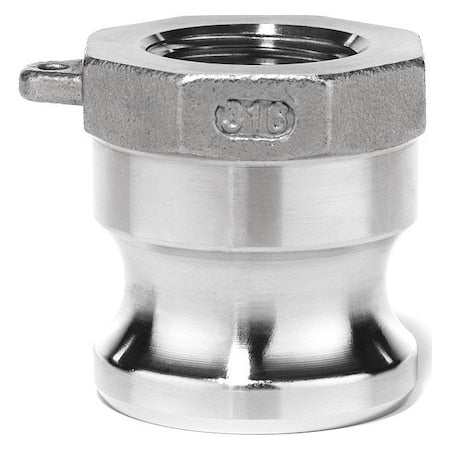 Usa Industrials BULK-CGF-275 - Cam and Groove Adapter,6",304 SS
