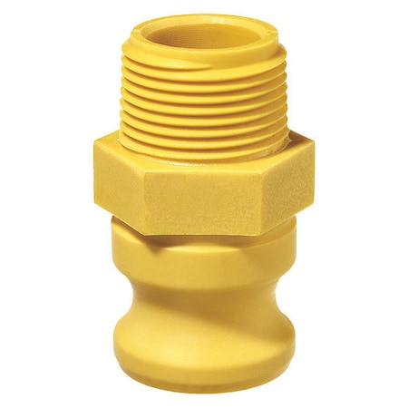 Usa Industrials BULK-CGF-497 - Cam and Groove Adapter,3/4",Nylon