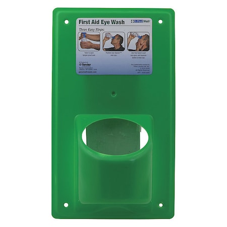 A-Med 5020-0276 - Eye Wash Station, Green, Acrylic, 12 in H