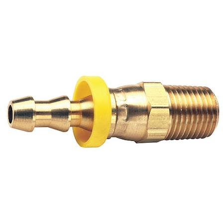Dixon 2710806C - Push on Hose Fitting,1/2"x3/8",Barbx NPTF