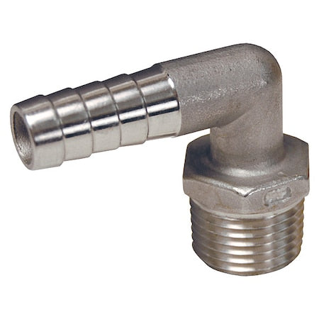 Dixon 1291208SS - Barbed Hose Fitting,Hose ID 3/4",NPT