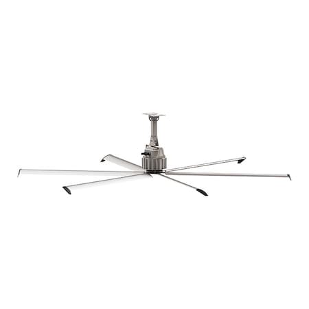 Skyblade GPROP-1443-612-1 - HVLS Ceiling Fan, 14 ft Blade Dia, 6 Blades, Variable Speeds, 110 to 230 V AC, Powder Coated