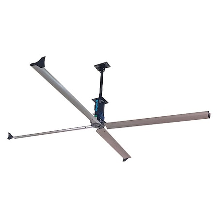 Skyblade STEP-2061-446-3 - HVLS Ceiling Fan, 20 ft Blade Dia, 4 Blades, Variable Speeds, 460 V AC, Powder Coated
