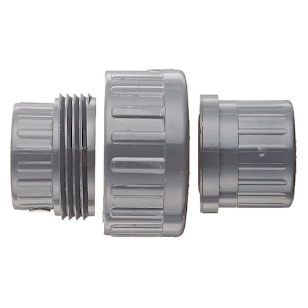 858-015C - CPVC Threaded CPVC Union, Schedule 80, 1-1/2" Pipe Size, FNPT x FNPT