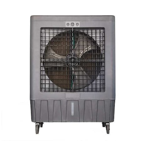 Hessaire MC92V - Portable Evaporative Cooler, 11,000 cfm, 3,000 sq ft, 33 gal, 3/4 hp, Direct