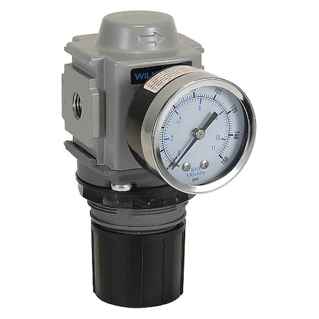 Wilkerson R18-03-F0G0B - Air Pressure Regulator,1/4" Pipe Size