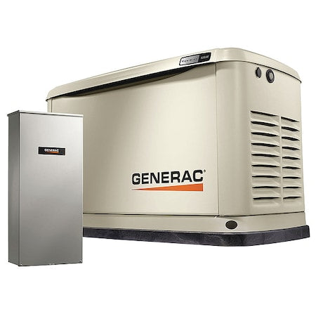 Generac 7172 - 10k W Propane / 9k W Natural Gas Generator, Single Phase, Air Cooled, Automatic Standby