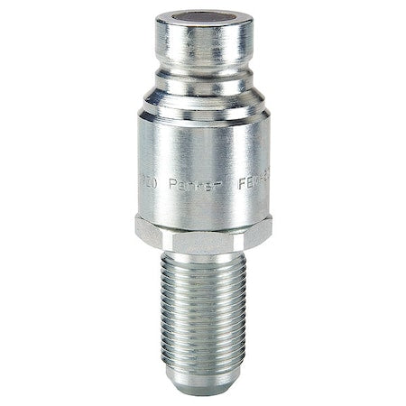 Parker FEM-502-12BMF - Hydraulic Quick Connect Hose Coupling, Steel Body, Push-to-Connect Lock, 1-1/16"-12 Thread Size