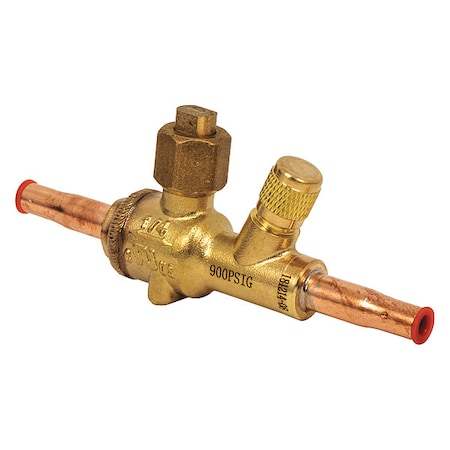 Ndl NBV02-S - Refrigerant Ball Valve,1/4 in,900 psi