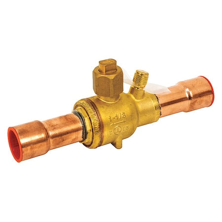 Ndl NBV09-S - Refrigerant Ball Valve,1 1/8 in,700 psi