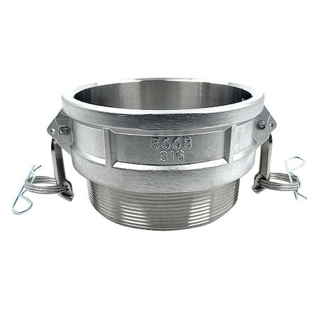 PLE135 - Cam and Groove Coupling,5",316 SS