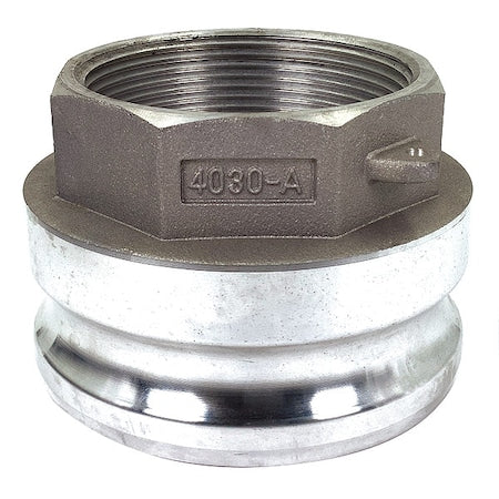 N/A PLE08 - Cam and Groove Adapter,4",Aluminum