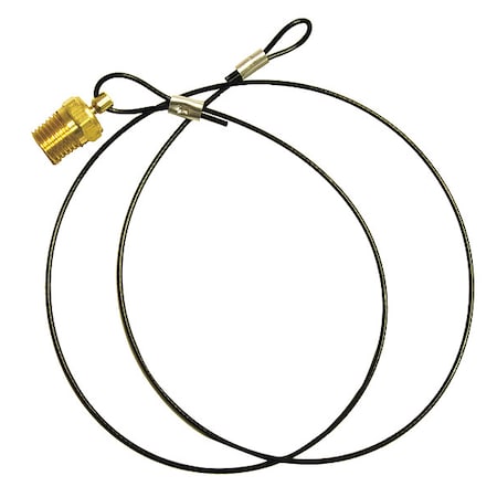 Conrader CDV14-60 - Drain Pull Valve, 1/4" Inlet, 250 PSI