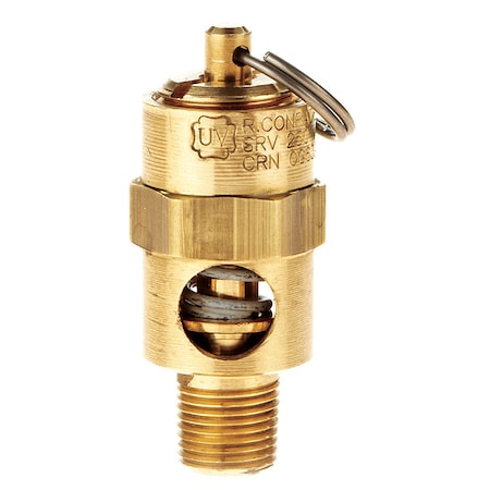 Conrader SRV250-1/8-CE-150 - Safety Valve,Brass Ball