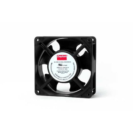 Dayton 55VD27 - Standard Square Axial Fan, 115 V AC, PBT Plastic, 4 11/16 in W.