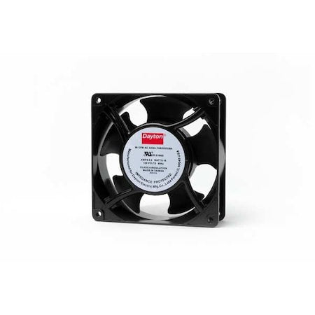 Dayton 55VD38 - Standard Square Axial Fan, 120 V AC, Aluminum, 4 11/16 in W.