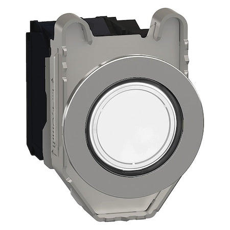 Schneider Electric XB4FW31M5 - Illuminated Push Button, 30 mm, 1 NO/1 NC, White