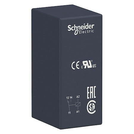 Schneider Electric RSB1A120M7 - Plug-In, Plug-In Relay, Square, 12 A, 5 Pins, Quick Connect