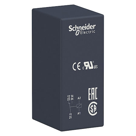 Schneider Electric RSB1A160JD - Plug-In, Plug-In Relay, Square, 16 A, 8 Pins, Quick Connect
