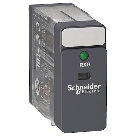 Schneider Electric RXG23M7 - Plug-In, Plug-In Relay, Square, 5 A, 8 Pins, Quick Connect