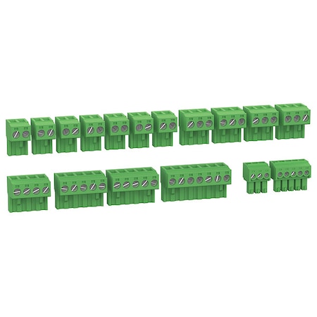 Schneider Electric TM171ASCTB27 - Terminal Block, For M171 Series, Green