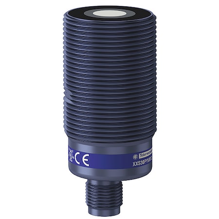 Telemecanique Sensors XXS30P1VM12 - Cylindrical Ultrasonic Sensor, PBT, M12