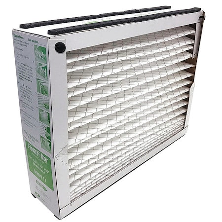 Field Controls Flex-7 - 25x16x4 Pleated Air Filter, Standard Capacity, Synthetic, MERV 11, 1.0 Micron, 6 PK