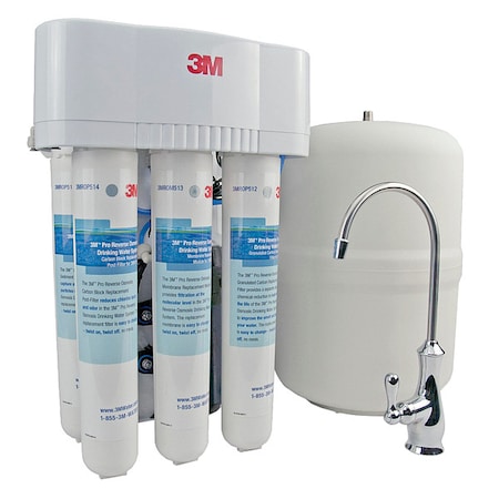 3M 3MROP411 - Quick-Connect Filter, 0.5 gpm, 23/8 in Dia